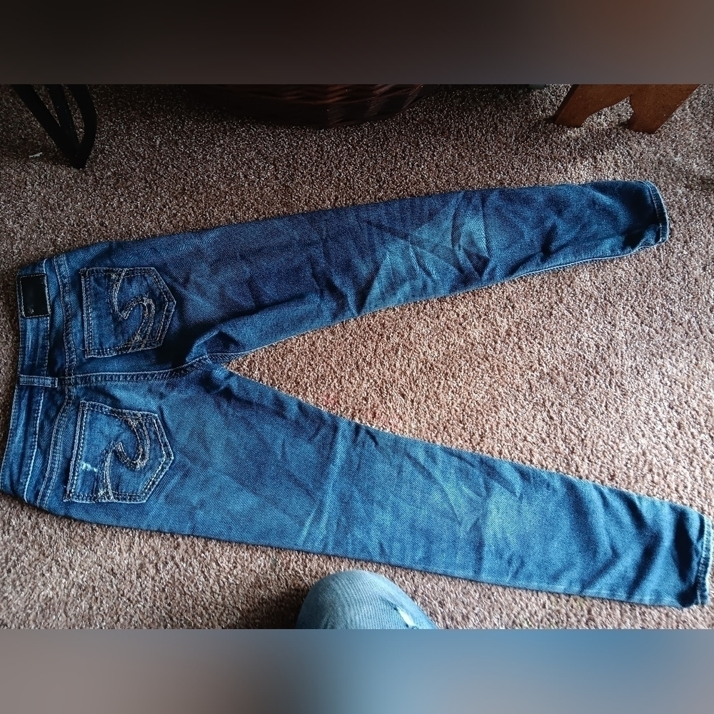 Silver Joga Jeans